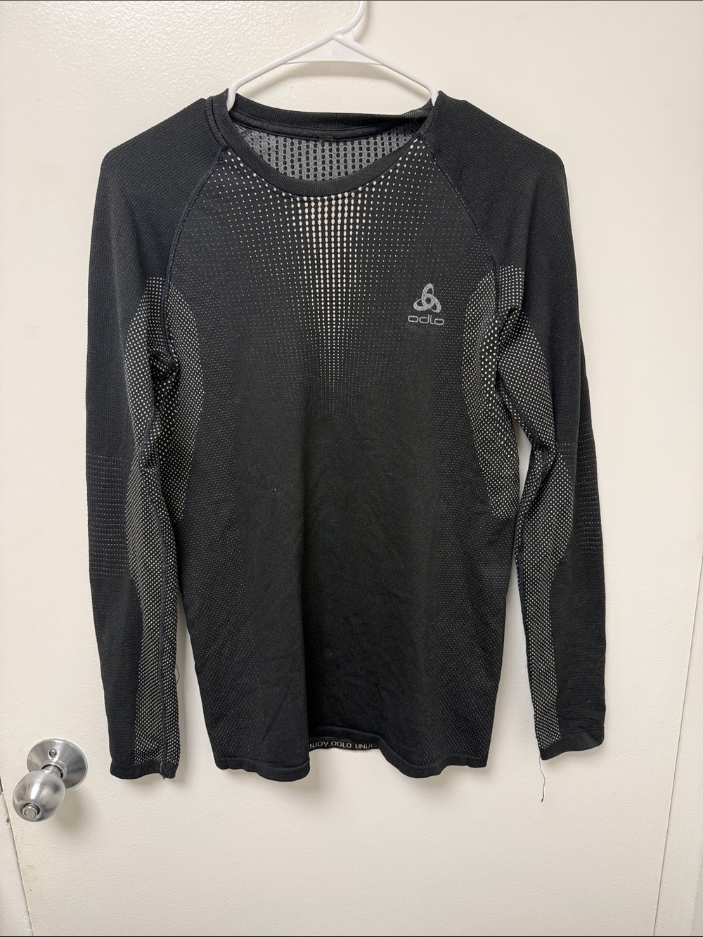 Odlo Men’s Black Long Sleeve Performance Tee
